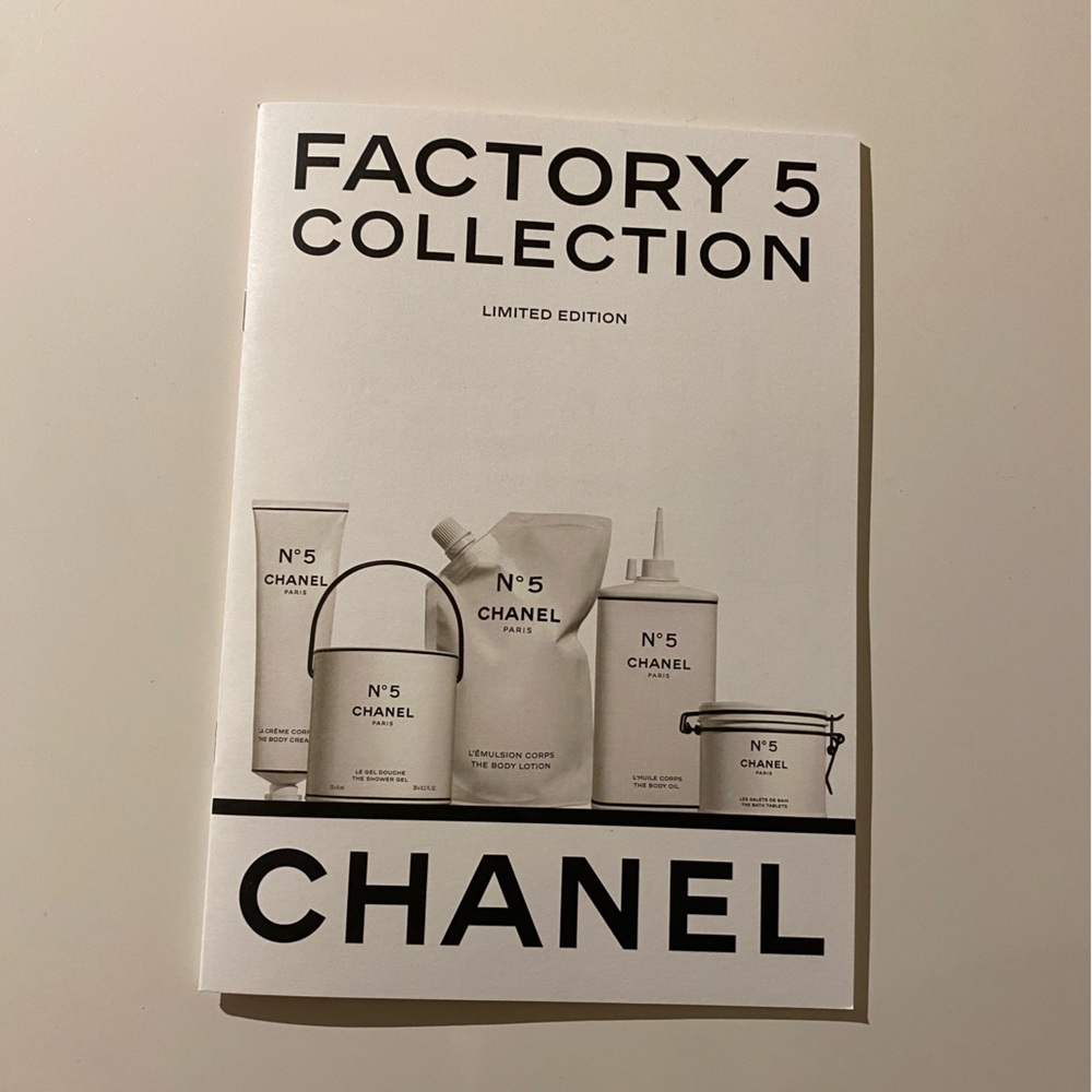 CHANEL Factory 5 Booklet With Coloring Pages